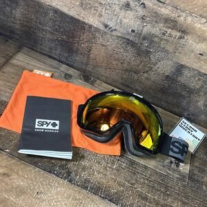 Spy Marshall Snow Goggles Black Bronze w/ Red Spectra w Pouch